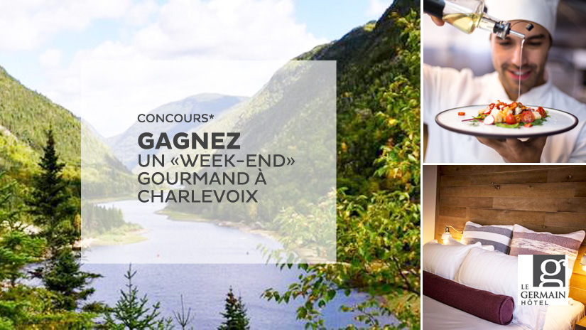 Concours : Un week-end gourmand à Charlevoix