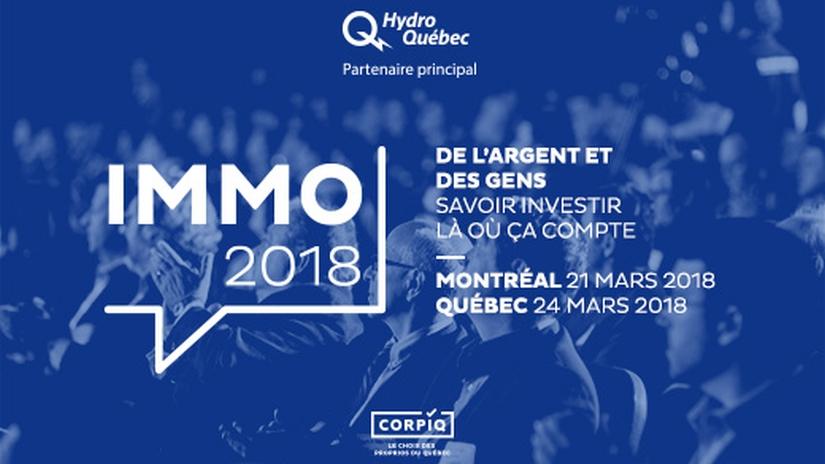 IMMO 2018, De l’argent et des gens – Savoir investir là où ça compte : Êtes-vous inscrit?