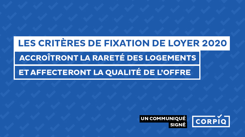 Critères de fixation de loyer 2020