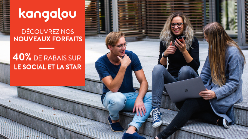 PROMO, 40% de rabais sur les nouveaux forfaits Kangalou