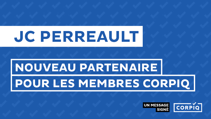 JC Perreault, le nouveau partenaire de la CORPIQ