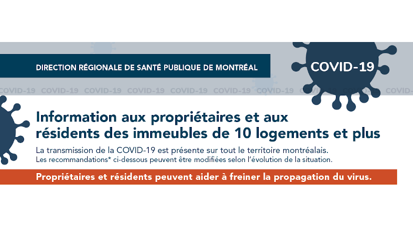 La Santé publique s’adresse aux propriétaires de 10 logements ou plus