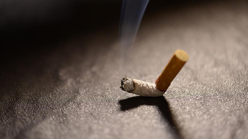 Tenant's lease terminated because he smoked cigarettes