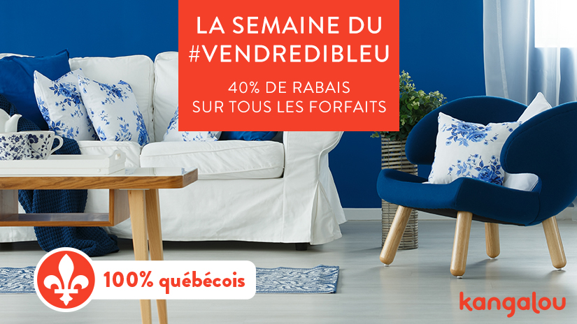 Le vendredi fou tout en bleu est commencé sur Kangalou!