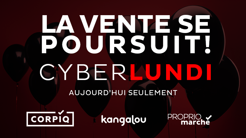 Encore plus de rabais : Cyber lundi à la CORPIQ