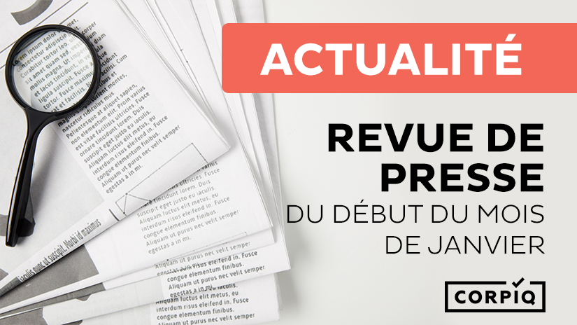 Revue de presse du début du mois de janvier