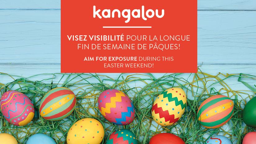 Visez visibilité pour la longue fin de semaine de Pâques!