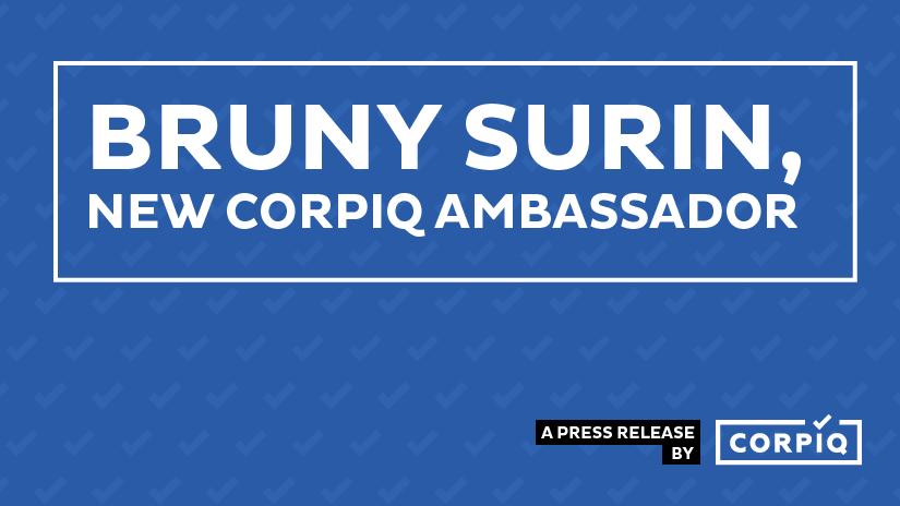 Bruny Surin, new CORPIQ ambassador