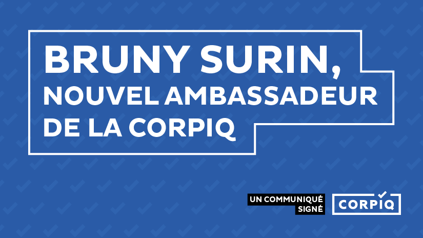 Bruny Surin, nouvel ambassadeur de la CORPIQ