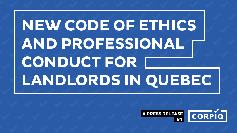 New code of ethics and deontology for landlords in Quebec