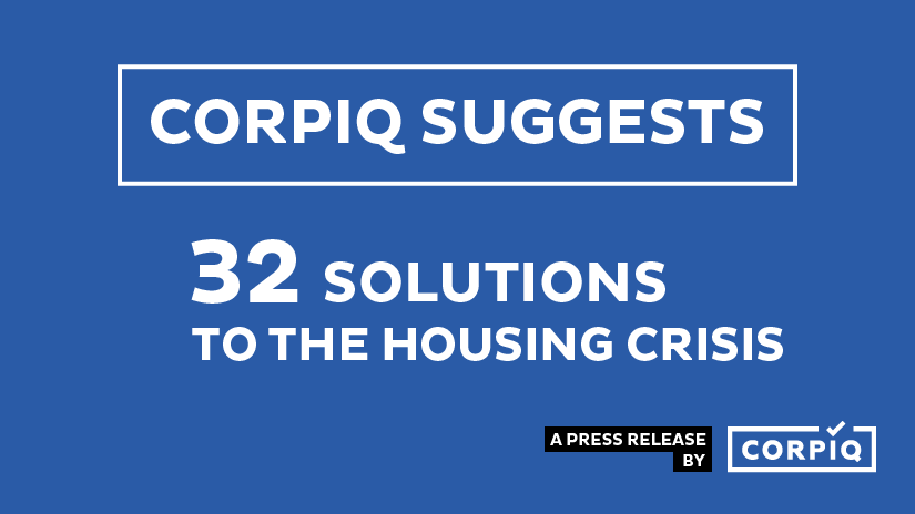 CORPIQ proposes 32 solutions to the housing crisis