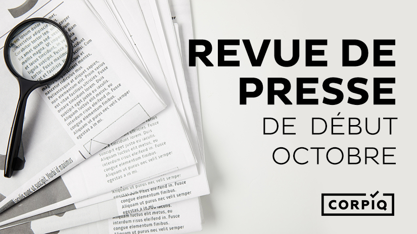 Revue de presse de début octobre