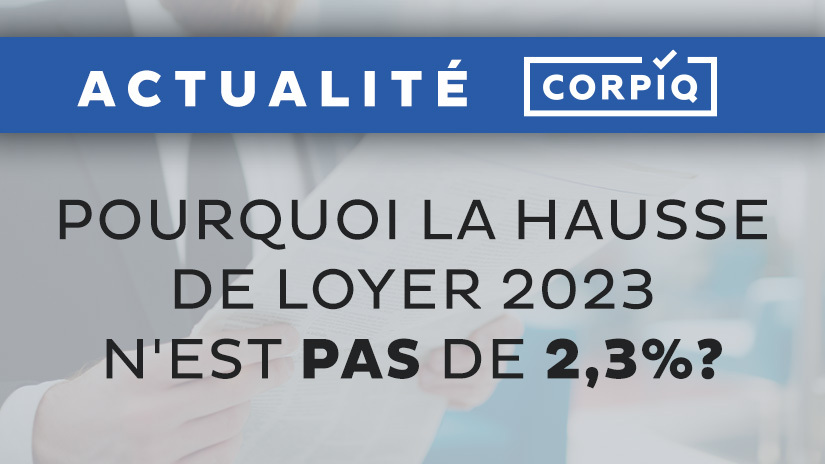 Pourquoi la hausse de loyer 2023 n'est pas de 2,3%?