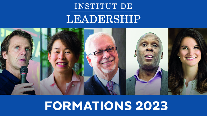 Learn about the Institut de Leadership's 2023 training programs