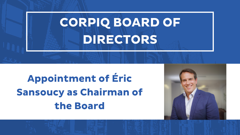 Appointment of Éric Sansoucy as Chairman of the Board