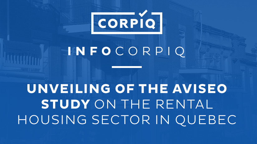 Unveiling of the Aviseo study on the rental housing sector in Quebec