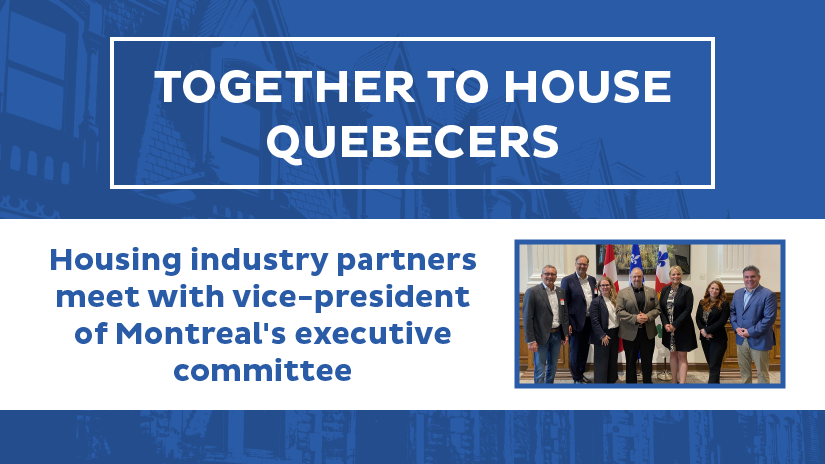 Industry partners meet with vice-president of Montréal's executive committee