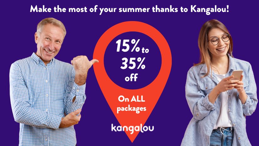 Make the most of your summer with Kangalou and advertise before July 1st!