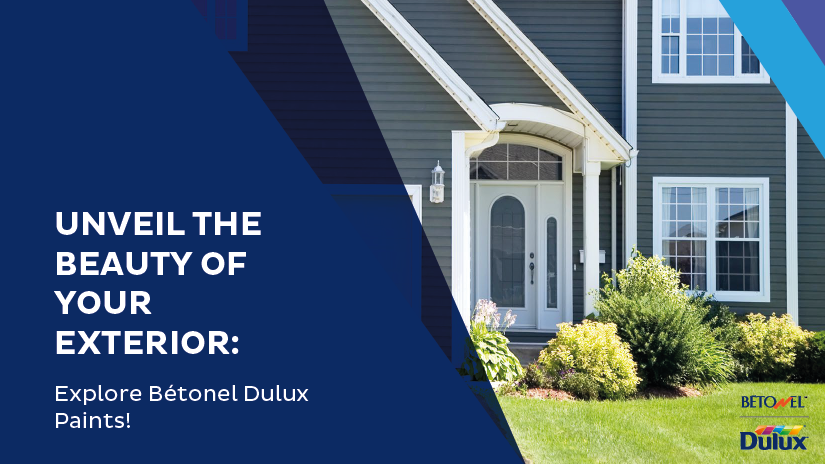 Unveil the beauty of your exterior: Explore Bétonel Dulux paints!