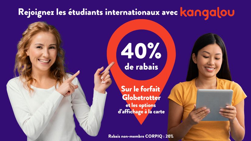 Faites voyager vos annonces à travers le monde et rejoignez les étudiants internationaux !