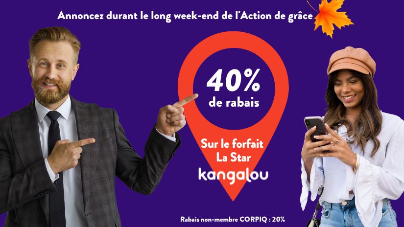 Annoncez durant le long week-end de l'Action de grâce