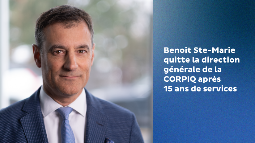 Benoit Ste-Marie quitte la direction générale de la CORPIQ après 15 ans de services